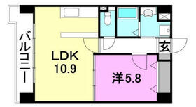 パルテールＡＩＳＨＩＮ 206 ｜ 愛媛県松山市福音寺町（賃貸マンション1LDK・2階・40.00㎡） その2