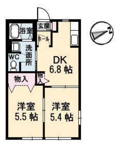 同じ建物の物件間取り写真 - ID:238007290511