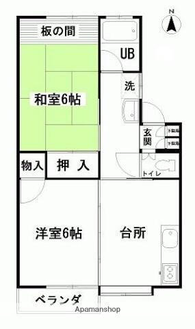 同じ建物の物件間取り写真 - ID:207001083867