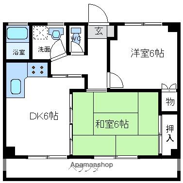 同じ建物の物件間取り写真 - ID:207000989864