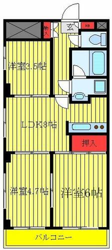 同じ建物の物件間取り写真 - ID:213104680214