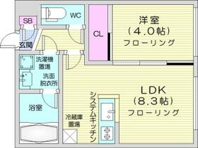 北海道札幌市豊平区豊平四条１２丁目（賃貸マンション1LDK・3階・30.38㎡） その2