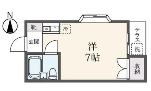 同じ建物の物件間取り写真 - ID:213101115559