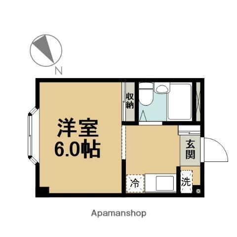 ハイツヤマヒデ 206｜東京都江戸川区西葛西１丁目(賃貸マンション1K・2階・19.44㎡)の写真 その2