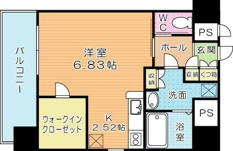 フェリシエ馬借 601｜福岡県北九州市小倉北区馬借２丁目(賃貸マンション1K・6階・35.10㎡)の写真 その2