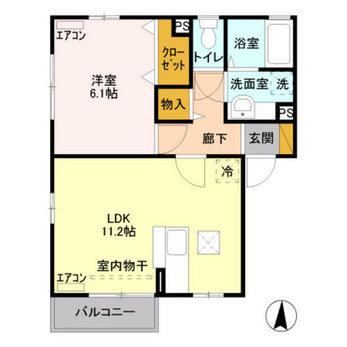 同じ建物の物件間取り写真 - ID:210002672467