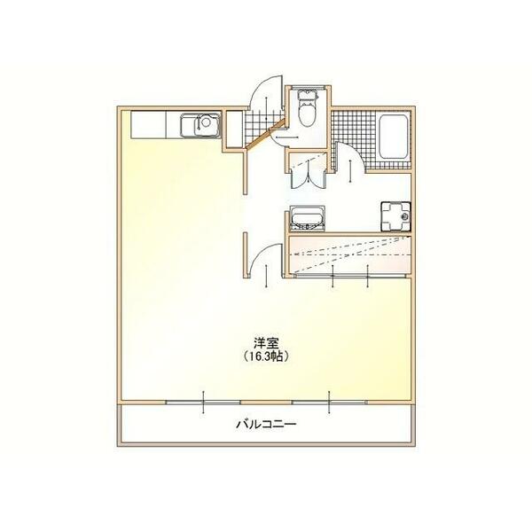 グローリオ美術館通り｜山梨県甲府市貢川２丁目(賃貸マンション1R・1階・44.52㎡)の写真 その2