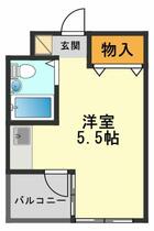 ＳＳ７ 302 ｜ 東京都江戸川区上篠崎４丁目（賃貸マンション1R・3階・16.07㎡） その2