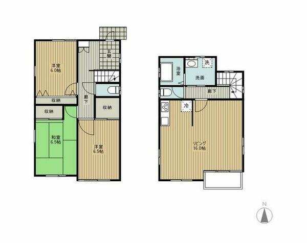 南烏山４丁目戸建｜東京都世田谷区南烏山４丁目(賃貸一戸建3LDK・--・86.00㎡)の写真 その2