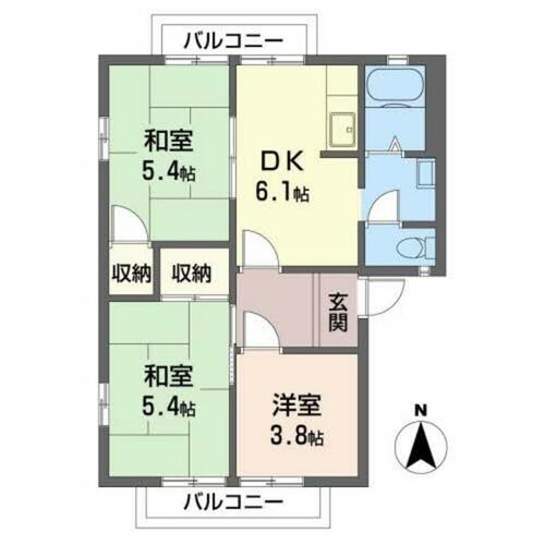 同じ建物の物件間取り写真 - ID:230028463204