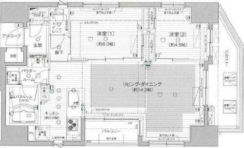 同じ建物の物件間取り写真 - ID:211047079582