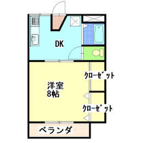 リベールＭ 201 ｜ 茨城県那珂市中台（賃貸アパート1K・2階・25.08㎡） その2