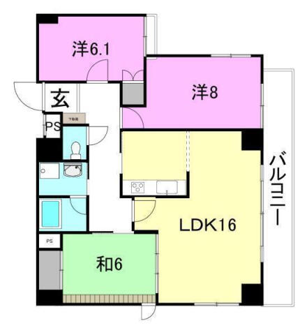 同じ建物の物件間取り写真 - ID:238006802442