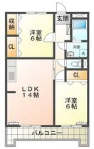 グレース井ヶ谷  ｜ 愛知県刈谷市井ケ谷町青木（賃貸マンション2LDK・4階・62.37㎡） その2