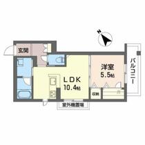 シャーメゾン岡東 0402 ｜ 大阪府枚方市岡東町（賃貸マンション1LDK・4階・42.60㎡） その2