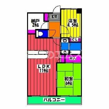 コーポラス博多駅南の間取り