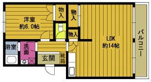 メルシーメゾンつる 103｜大分県大分市南津留(賃貸マンション1LDK・1階・45.45㎡)の写真 その2