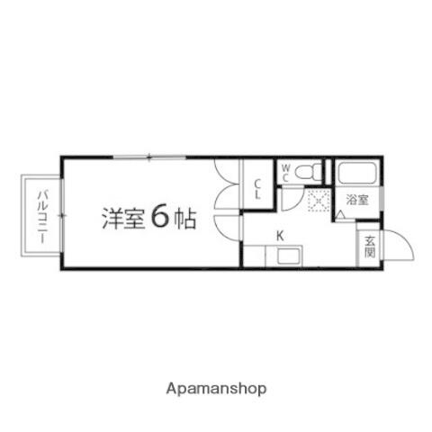 同じ建物の物件間取り写真 - ID:204004190555