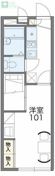 千葉県市川市曽谷２丁目(賃貸アパート1K・2階・22.35㎡)の写真 その2