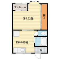 セレナ  ｜ 富山県富山市向新庄町４丁目（賃貸アパート1DK・1階・32.64㎡） その2