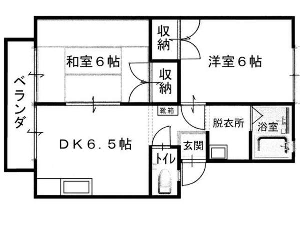 メイプル村８号地｜香川県三豊市山本町辻(賃貸アパート2DK・2階・42.44㎡)の写真 その1