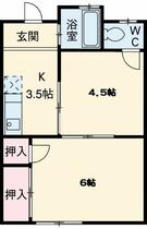 神奈川県茅ヶ崎市南湖３丁目（賃貸アパート2K・2階・28.92㎡） その2