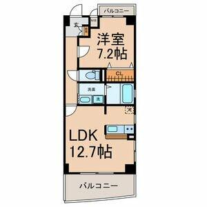 愛知県春日井市上条町１丁目(賃貸マンション1LDK・5階・48.88㎡)の写真 その2