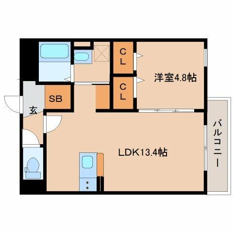 ＡＲＣＥＮＣＩＥＬＣＯＵＲＴ橿原神宮前 401｜奈良県橿原市見瀬町(賃貸マンション1LDK・4階・44.39㎡)の写真 その2