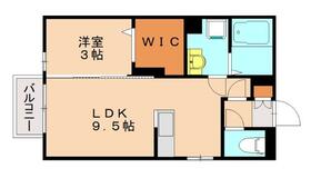 ルミエールＡ  ｜ 福岡県大野城市仲畑１丁目（賃貸アパート1LDK・1階・33.61㎡） その2