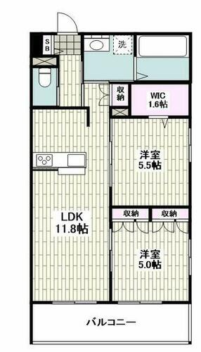 同じ建物の物件間取り写真 - ID:214053908576