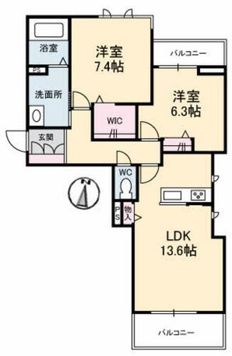 同じ建物の物件間取り写真 - ID:233019767057