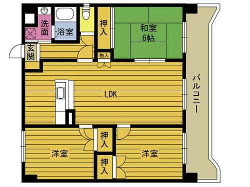 同じ建物の物件間取り写真 - ID:244003784783