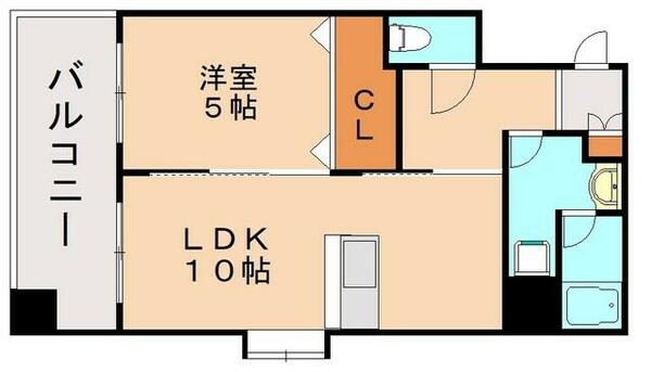 ラフィーネ金田｜福岡県北九州市小倉北区金田２丁目(賃貸マンション1LDK・9階・36.77㎡)の写真 その2