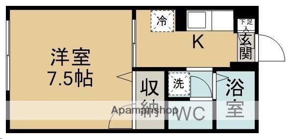 エクセルヒルズ 102｜宮城県仙台市青葉区中山２丁目(賃貸アパート1K・1階・24.00㎡)の写真 その2