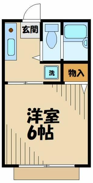 パピルス 102｜東京都多摩市和田(賃貸アパート1K・1階・20.00㎡)の写真 その2