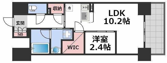 コンフォリア・リヴ北久宝寺Ｑ｜大阪府大阪市中央区北久宝寺町１丁目(賃貸マンション1LDK・15階・35.79㎡)の写真 その2