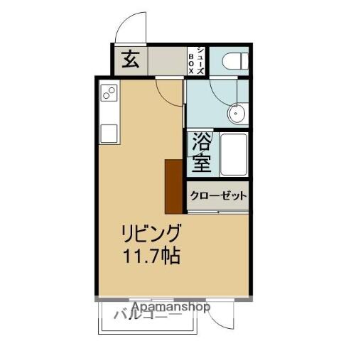 同じ建物の物件間取り写真 - ID:201021312805