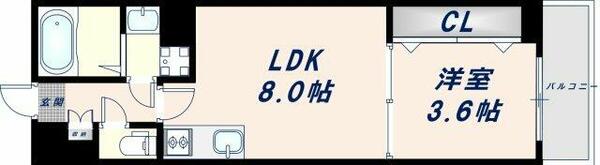 ＣＡＳＡ　ＭＩＴＯ 503｜大阪府東大阪市友井３丁目(賃貸マンション1LDK・5階・29.70㎡)の写真 その2