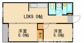 福岡県福岡市南区長丘３丁目（賃貸マンション2LDK・6階・49.56㎡） その2