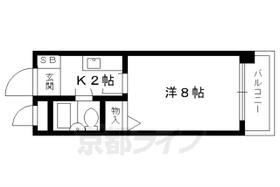 グランディール桂川 205 ｜ 京都府京都市右京区梅津東構口町（賃貸マンション1K・2階・21.28㎡） その2