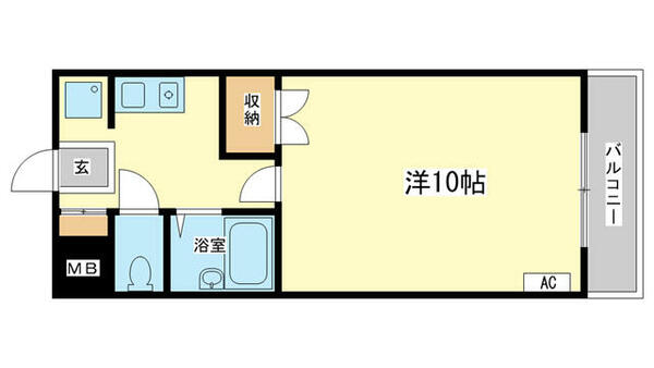 シェーンシュロス２ 302｜兵庫県姫路市広畑区末広町１丁目(賃貸マンション1K・3階・30.00㎡)の写真 その2