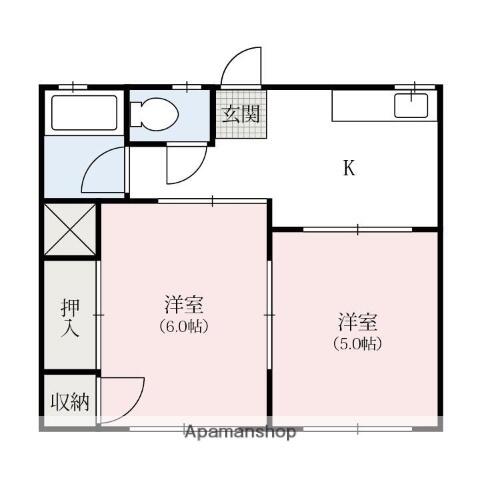 同じ建物の物件間取り写真 - ID:210002392932