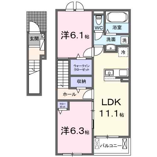 同じ建物の物件間取り写真 - ID:204002618395