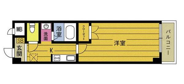 トリニティー 303｜大分県別府市上人西(賃貸マンション1K・3階・27.32㎡)の写真 その2