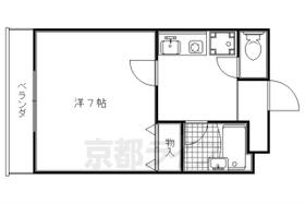 京都府京都市右京区太秦安井小山町（賃貸マンション1K・3階・24.00㎡） その2