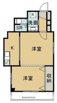 メゾンＩ＆Ａ 310 ｜ 徳島県徳島市城東町１丁目（賃貸マンション2K・3階・36.00㎡） その2