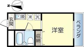 大阪府茨木市沢良宜西１丁目（賃貸マンション1K・6階・19.14㎡） その2