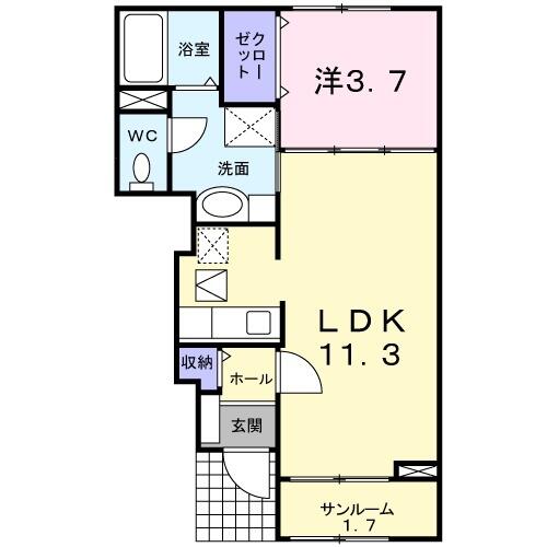 同じ建物の物件間取り写真 - ID:215002782377