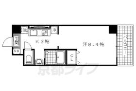 ジュネス太郎坊 406 ｜ 滋賀県大津市晴嵐１丁目（賃貸マンション1K・4階・25.44㎡） その2