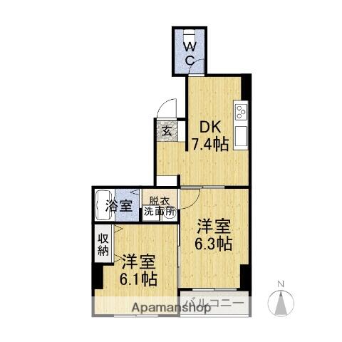 同じ建物の物件間取り写真 - ID:218000556852